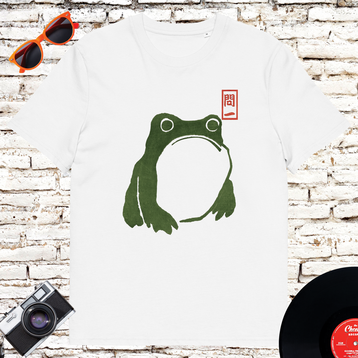 Matsumoto Hoji Japanese Frog graphic T-shirt in white